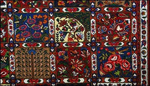 بافت۱۰۰هزارمترمربع فرش دستباف درچهارمحال و بختیاری بافت۱۰۰هزارمترمربع فرش دستباف درچهارمحال و بختیاری