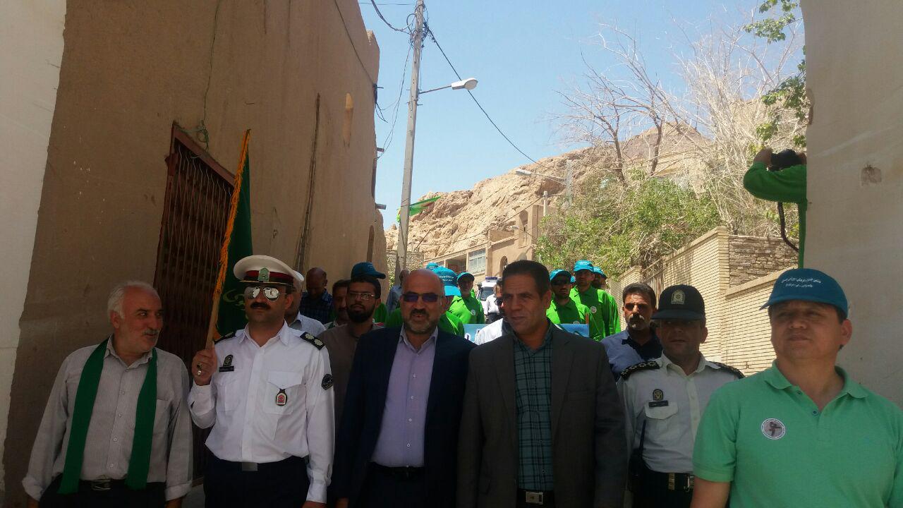 ورود کاروان دونده مسیرجاده ولایت در تفت