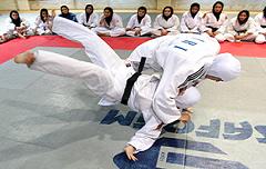 مشهد قهرمان رقابت های جودو بانوان خراسان رضوی