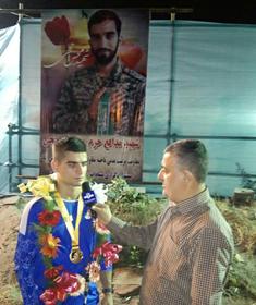 اهداء مدال طلا دانشجویان جهان به شهید مدافع حرم