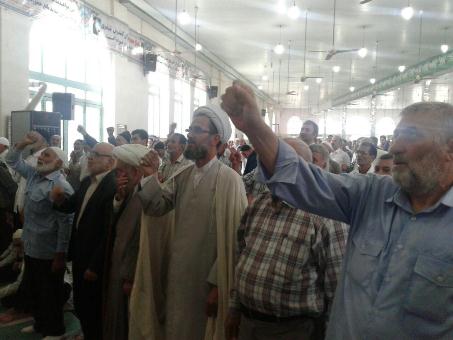 فریادهای ظلم ستیزی در مصلی های نماز جمعه گلستان