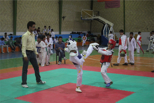 عنوان سوم خردسالان فارس در رقابت‌های تکواندو کشور