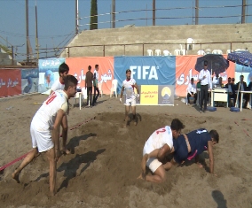 قهرمانی دوباره تیم شهریار ساری در رقابت های کبدی ساحلی