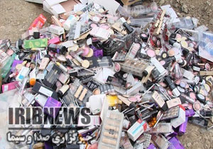 جریمه 344 میلیون ریالی قاچاق لوازم آرایشی در مهاباد