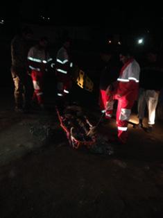 سقوط خودرو به دره با دو مصدوم