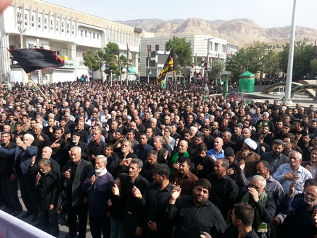 به یاد علمدار کربلا + گزارش