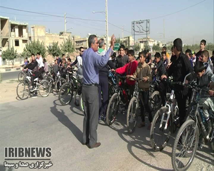 همایش دوچرخه سواری در شیراز