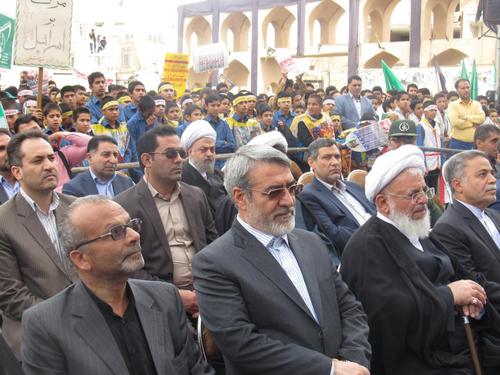 مراسم تودیع ومعارفه استانداران قدیم وجدید یزد