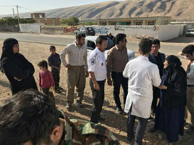 استقرار تیم تخصصی و درمانی دانشگاه علوم پزشکی استان در کرمانشاه