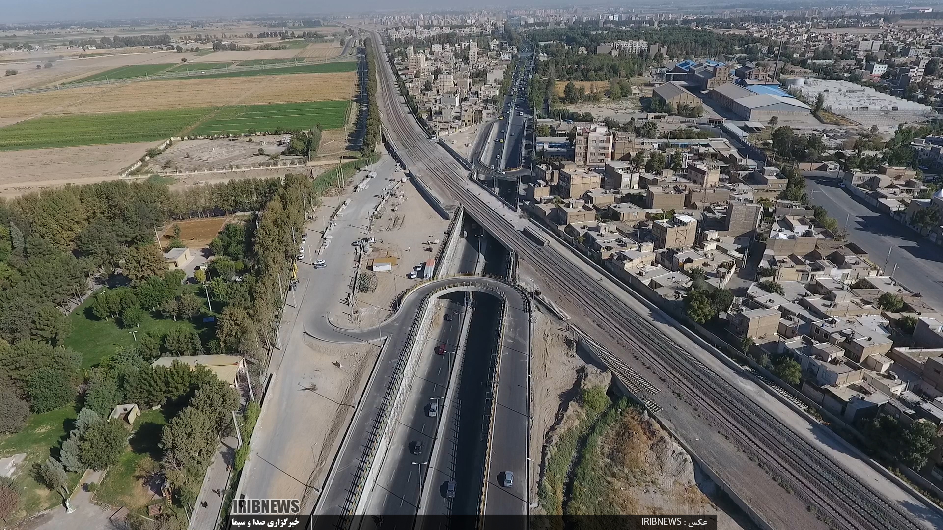 تصاویر هوایی از شهر ورامین | خبرگزاری صدا و سیما