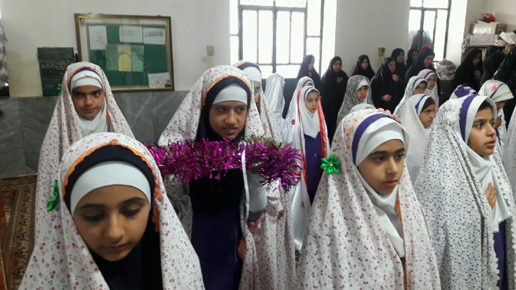 برگزاری جشن تکلیف دانش آموزان دختر مدارس جاورده