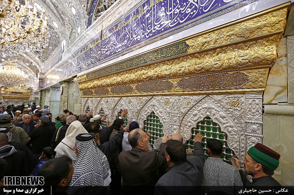تعویض ضریح شهدای 72 تن حرم امام حسین ع خبرگزاری صدا و سیما