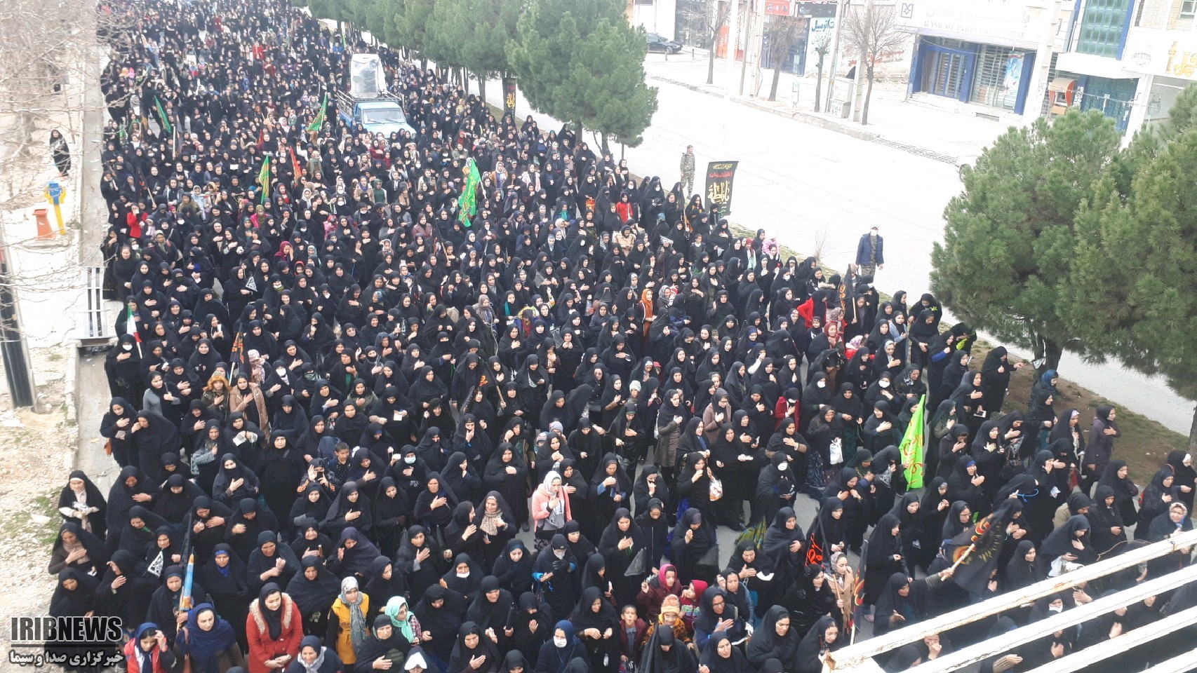 عزاداری و پیاده روی ۵ هزار نفری در یاسوج+عکس
