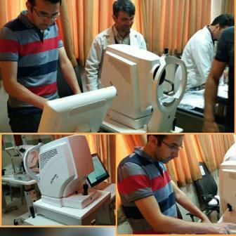 نصب دستگاه بیومتری چشم در مرکز پزشکی فیض نصب دستگاه بیومتری چشم در مرکز پزشکی فیض