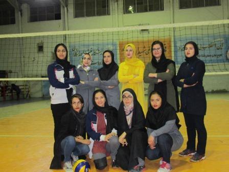 بانوان دانشگاه علوم پزشکی قهرمان والیبال جام رمضان