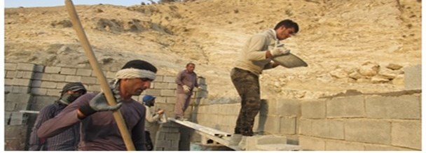 اردوی جهادی دانشجویان پیام نور در روستای قیام لنده