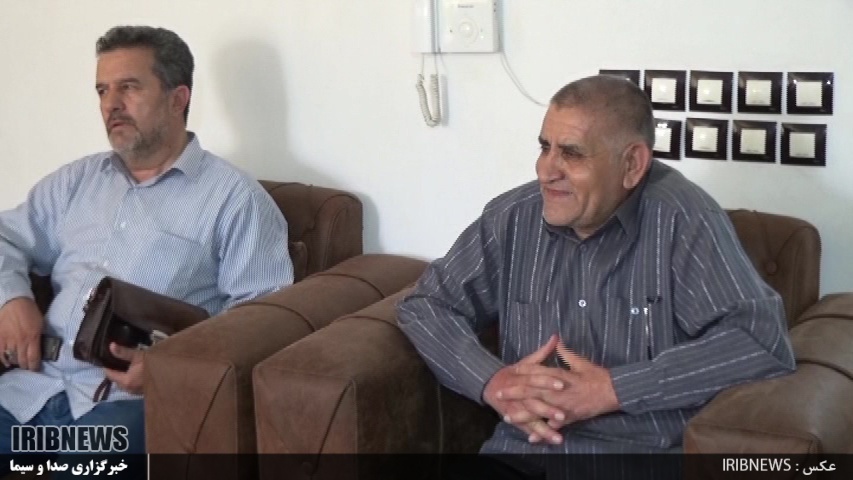 عیادت فرماندهان سپاه استان از سردار همایون در گرمی