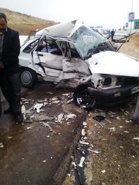 مصدوم شدن یک نفردر حادثه تصادف جاده شیراز ـ گچساران