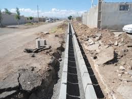 جدول گذاری و سنگفرش معابر روستای مورسید