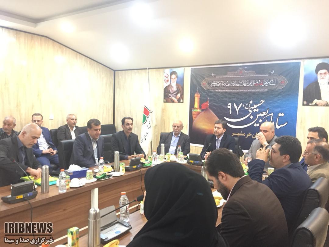 بازدید معاون عمرانی وزیر کشور از زیرساخت های مرز شلمچه