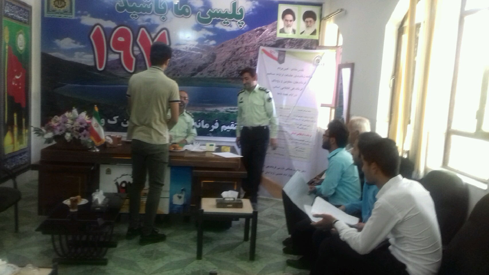 دیدار مسئولان سازمان نظام وظیفه  با مردم بویراحمد