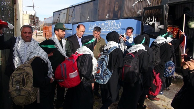 اعزام نخستین کاروان راهیان نور دانش آموزان عشایری