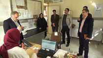 بازدید رییس مركز سلامت محيط و كار وزارت بهداشت درمان و آموزش پزشکی ازمراکز بهداشت شازند بازدید رییس مركز سلامت محيط و كار وزارت بهداشت درمان و آموزش پزشکی ازمراکز بهداشت شازند