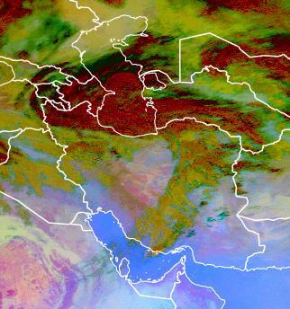 رگبار باران و رعدو برق در برخی از نقاط غربی و شرقی استان