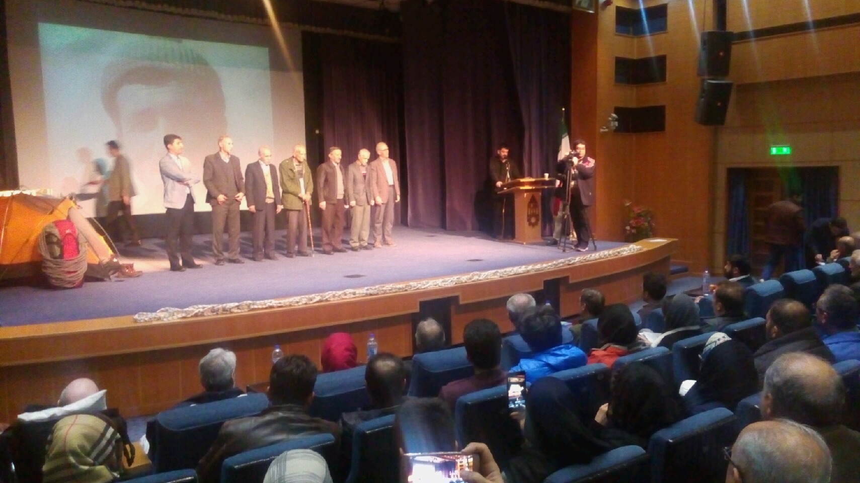 تجلیل از دیواره نوردان دهه پنجاه استان