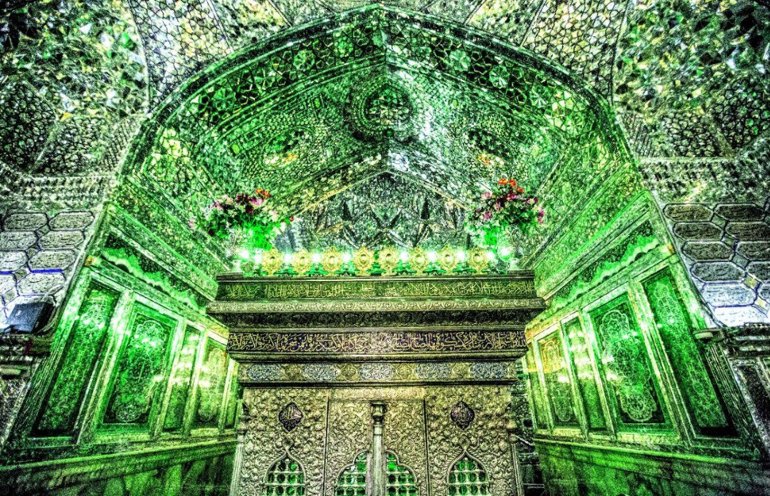 شاهچراغ سوگوار وفات حضرت زینب (س)