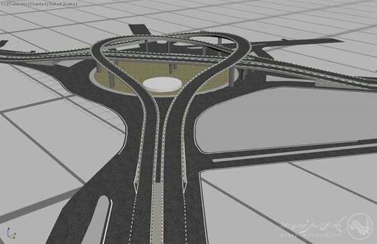 آغاز کار ساخت تقاطع غیر همسطع در اهواز