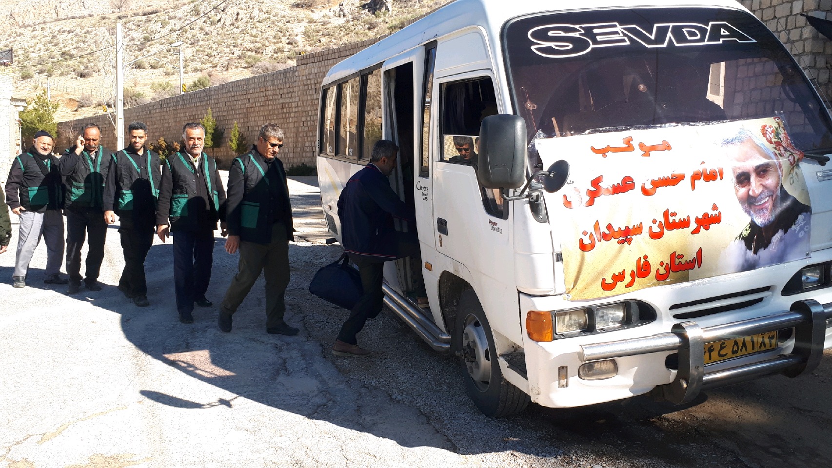 اعزام موکب امام حسن عسکری سپیدان به کرمان