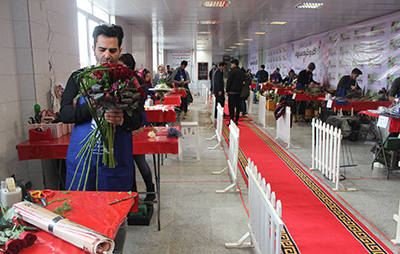 مسابقات آزاد مهارت گل آرایی ایران در اصفهان