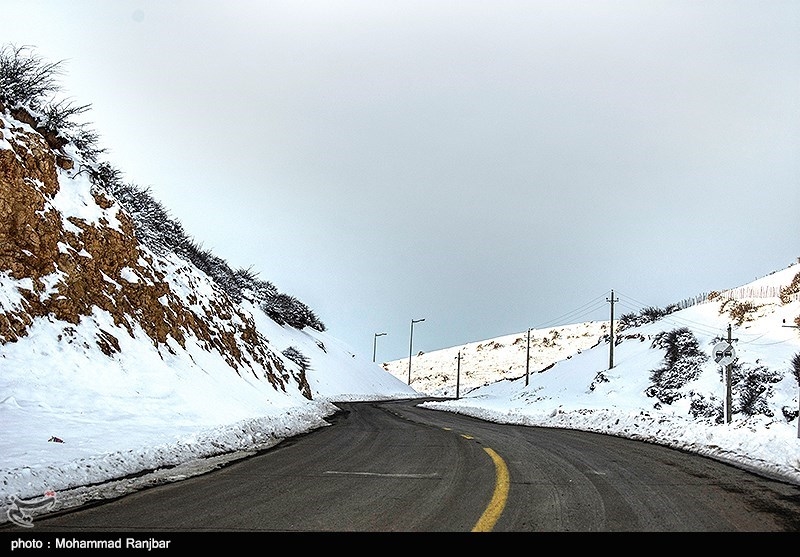 طبعیت برفی ديلمان + تصاویر