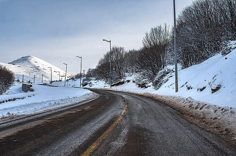 طبعیت برفی ديلمان + تصاویر