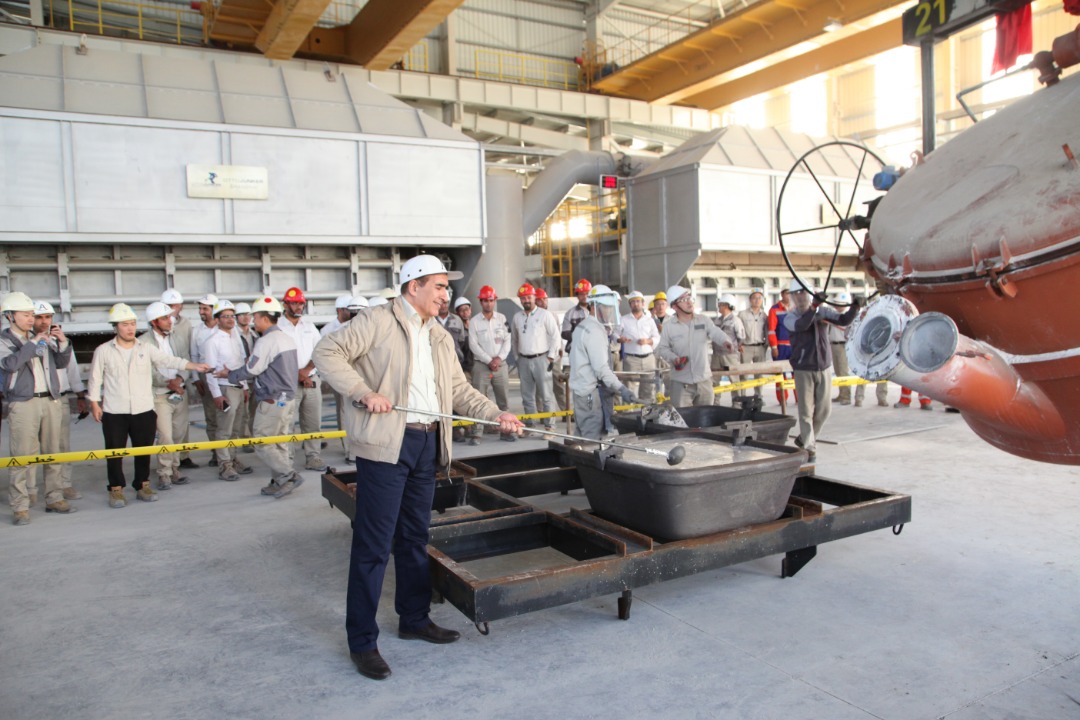 آغاز تولید شمش در مجتمع آلومینیوم لامرد آغاز تولید شمش در مجتمع آلومینیوم لامرد