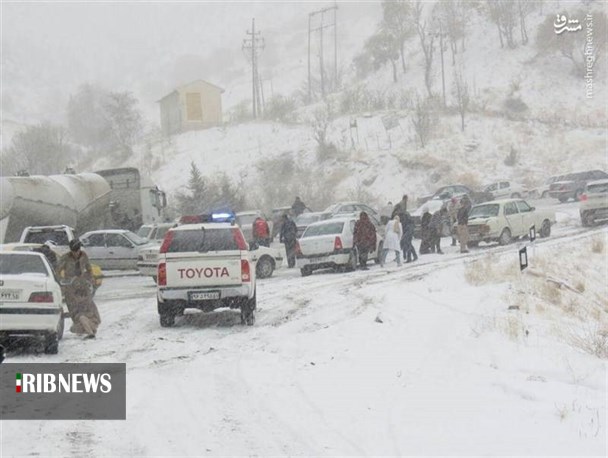 بارش برف و اختلال در تردد بارش برف و اختلال در تردد