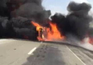 مرگ بر اثر انفجار خودرو در چالوس