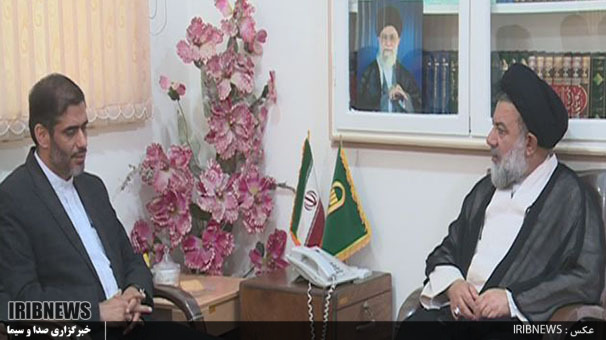 دیدارفرمانده قرارگاه سازندگی خاتم الانبیاء با نماینده ولی فقیه دیدارفرمانده قرارگاه سازندگی خاتم الانبیاء با نماینده ولی فقیه