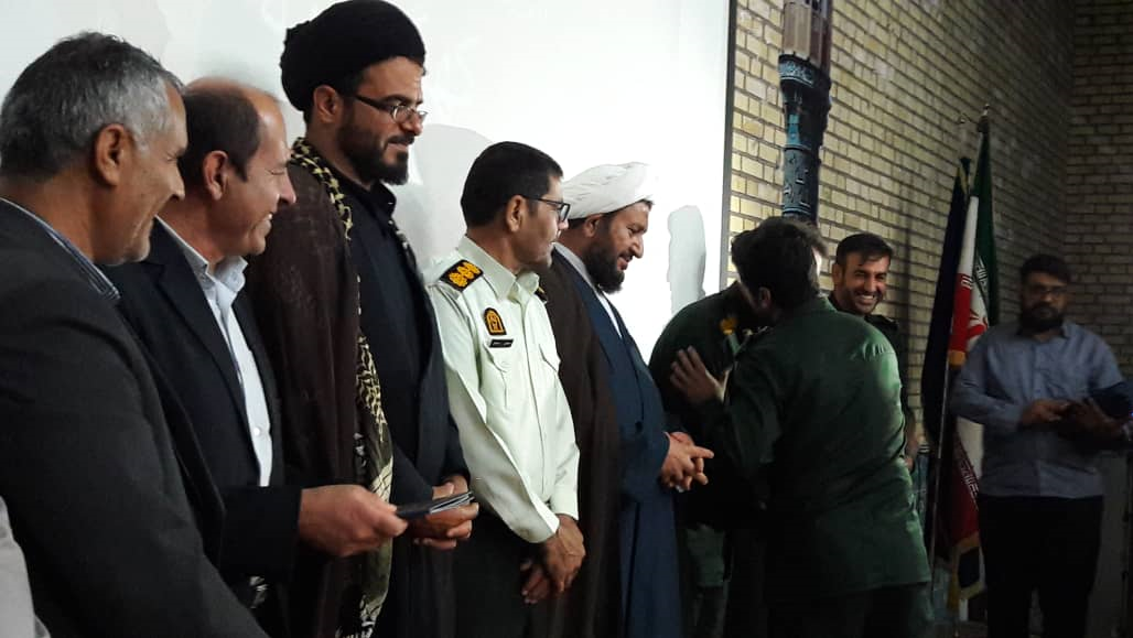 تجلیل از فرماندهان،بسیجیان و پاسداران برتر چرام