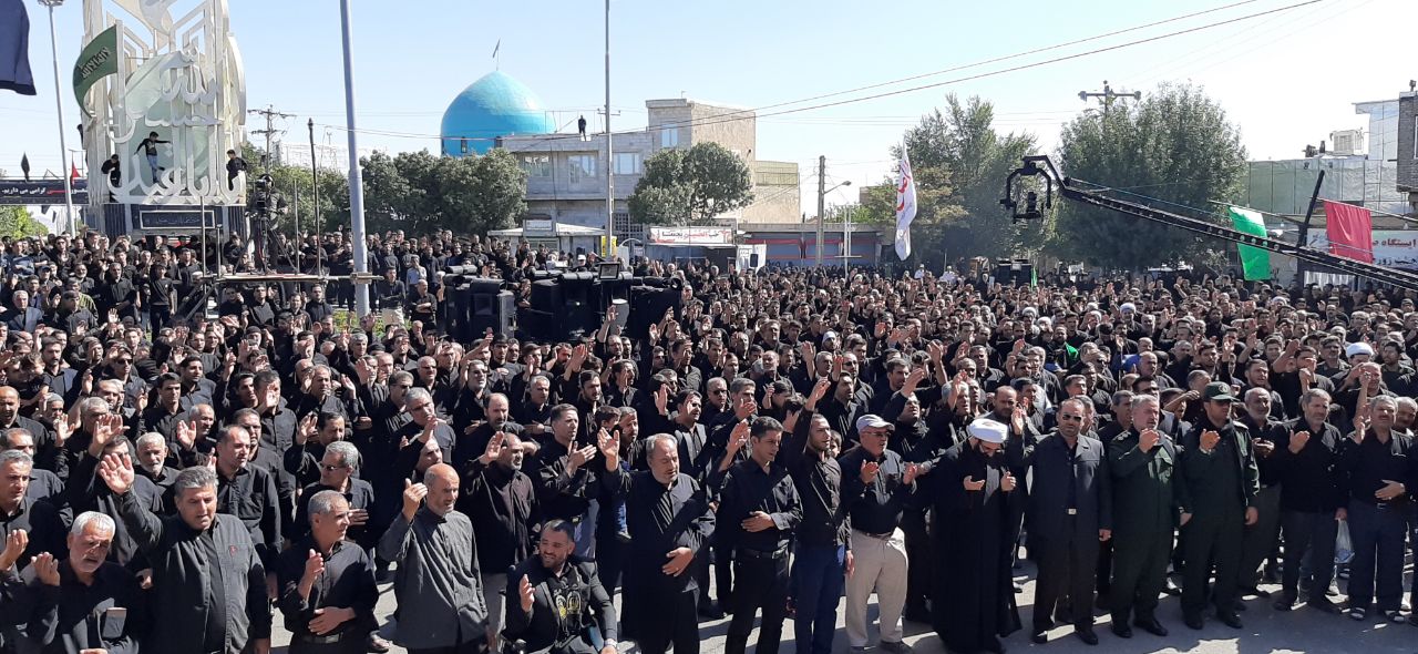 کردستان در تاسوعای حسینی غرق در سوگ علمدار بود