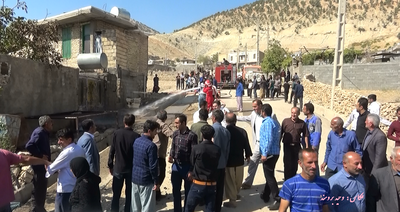 ترکیدگی لوله گاز در دیشموک و زخمی شدن ۲ نفر