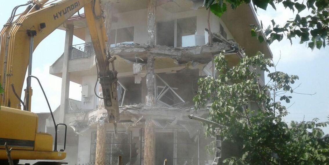 تخریب 72 بنای غیرمجاز در ساری