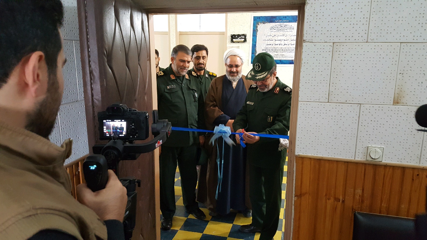 افتتاح استودیوی بسیج گروه تلویزیونی سپاه شهدا