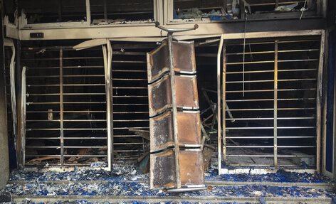 خسارت 270 میلیارد ریالی به شهر بهارستان در اغتشاشات اخیر