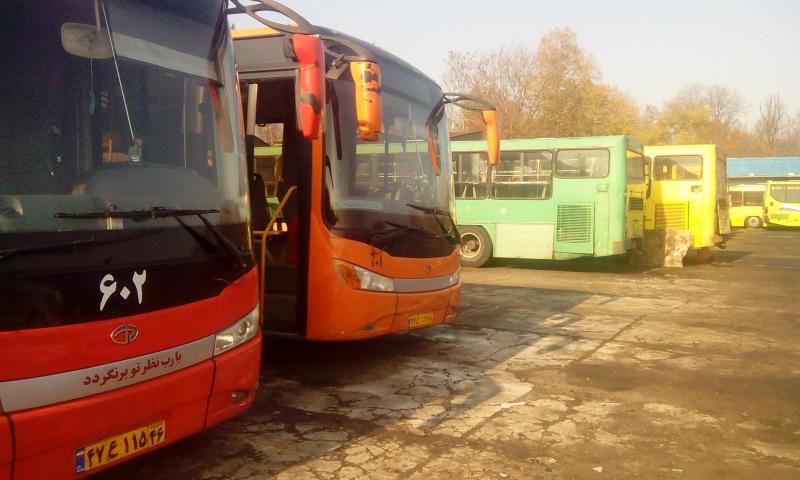 اتوبوس هایی که خاک می خورند