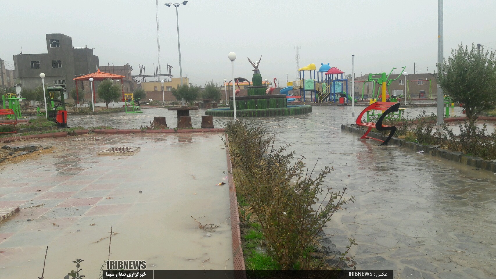 تداوم بارندگی‌ها در خراسان جنوبی