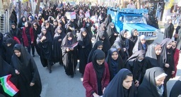 راهپیمایی حمایت از امنیت و اقتدار فردا در مهاباد راهپیمایی حمایت از امنیت و اقتدار فردا در مهاباد