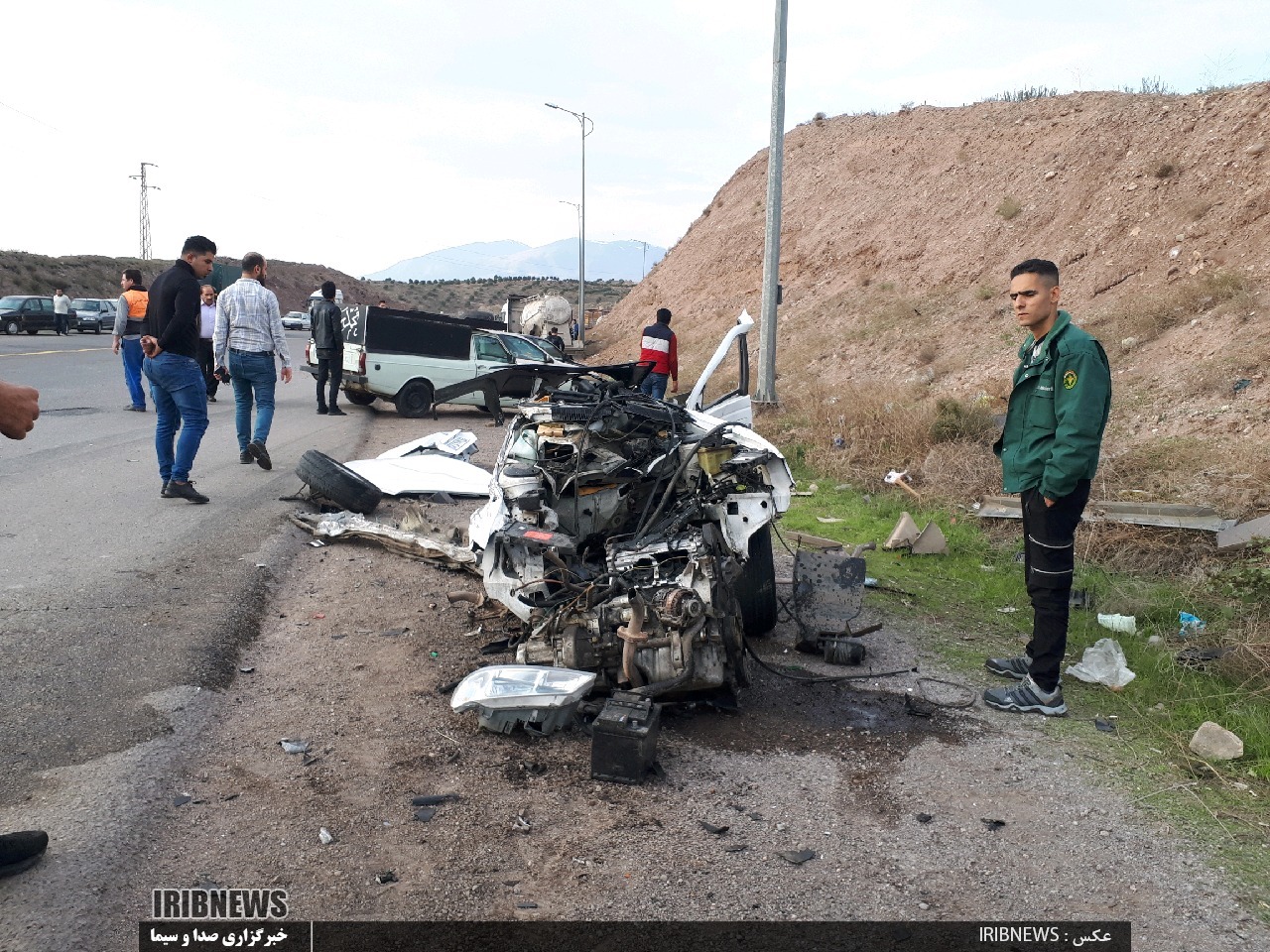 تصادف مرگبار در لوشان + عکس | خبرگزاری صدا و سیما