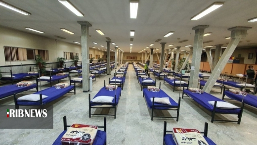 برپایی بیمارستان  ۱۰۰ تختخوابی صحرایی در اردبیل